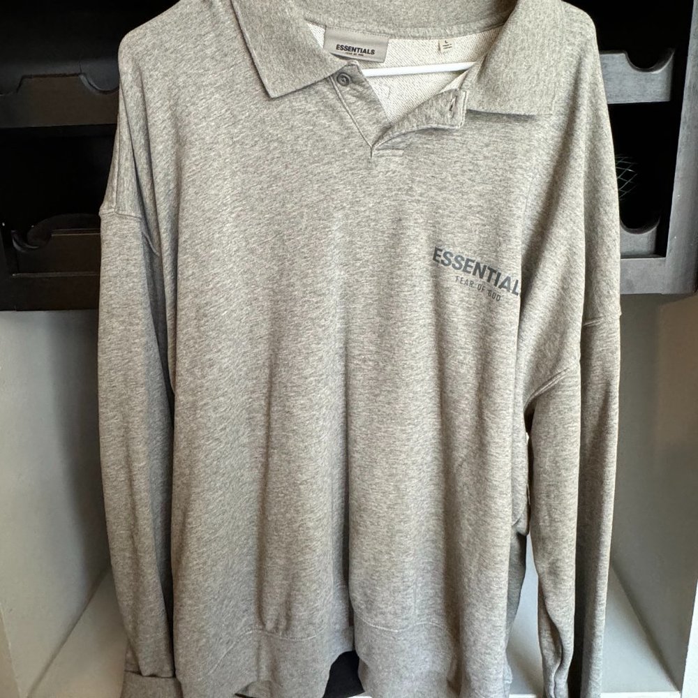 Essentials Fear of God Long Sleeve Polo